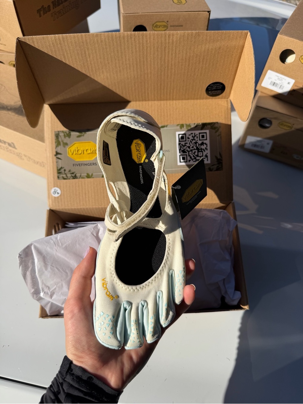 Vibram v soul FiveFingers baby blue